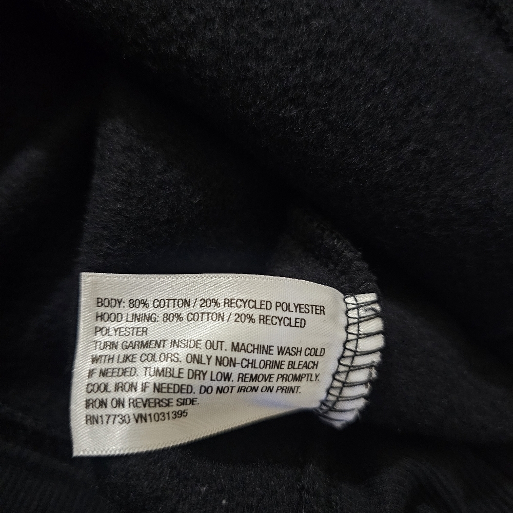 Wild Fable Womens Black Hoodie, Oversize Disco Ball Design On Back Thick - Picture 7 of 7